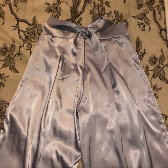 Vintage Silky Bell Bottom Pants - Picture 12 of 15